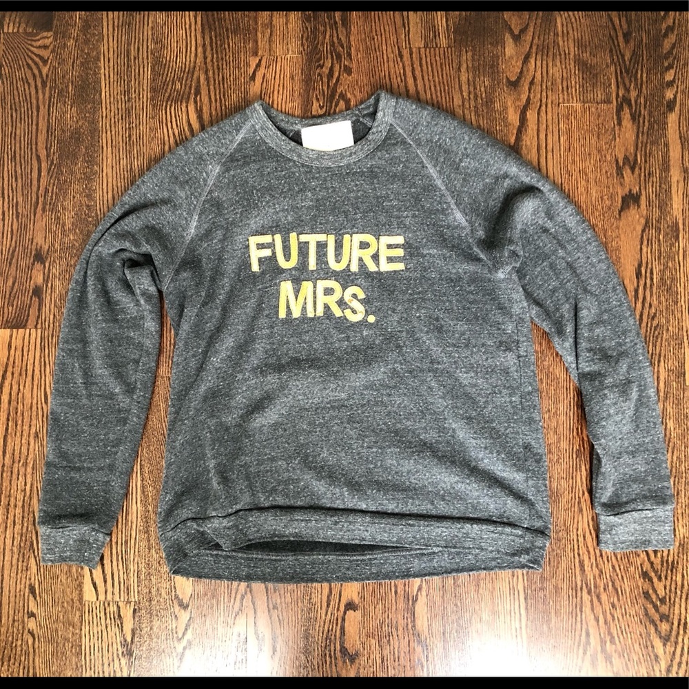 Bow & Drape “Future Mrs.” oversized sweatshirt